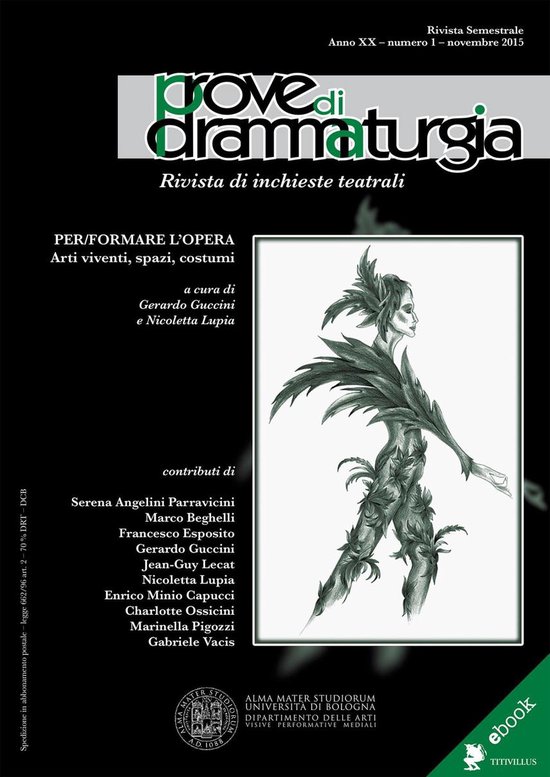 Prove di Drammaturgia n. 1/2015 - cover