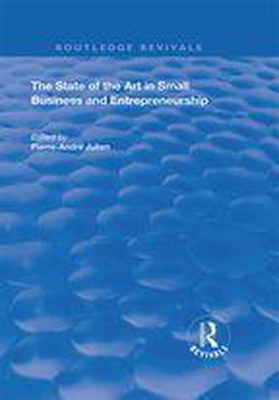 Routledge Revivals - The State of the Art in Small Business  ... - cover