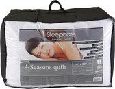Sleepcare 4 seizoenen dekbed - 240 x 220 cm wit - vulling polyester