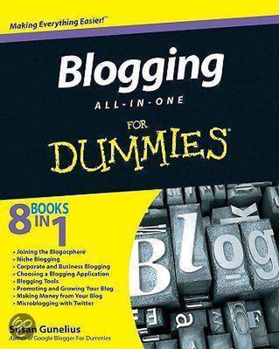 Blogging All-In-One For Dummies - cover