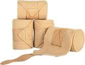 Polarfleece bandages in tas donkernatuur 300 cm