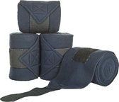 Polarfleece bandages in tas donkerblauw 300 cm