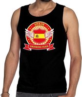 Zwart Spain drinking team tanktop / mouwloos shirt heren 2XL