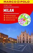 Milan Marco Polo City Map - pocket size, easy fold, Milan street map
