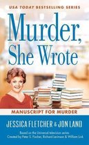 Omslag Murder, She Wrote: Manuscript For Murder