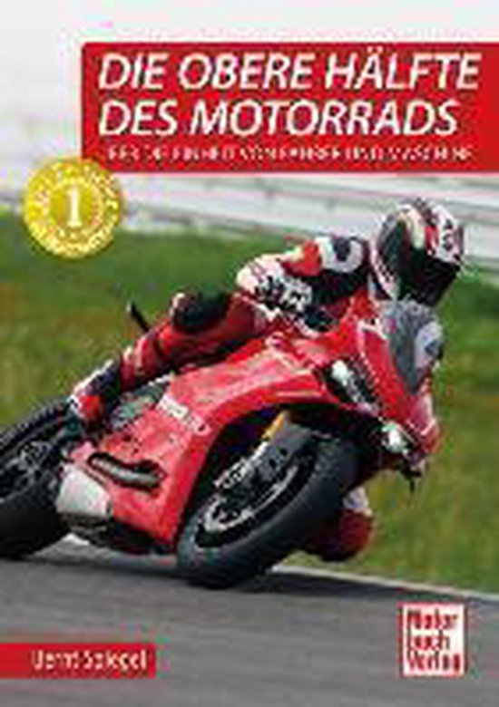 Die obere Hälfte des Motorrads