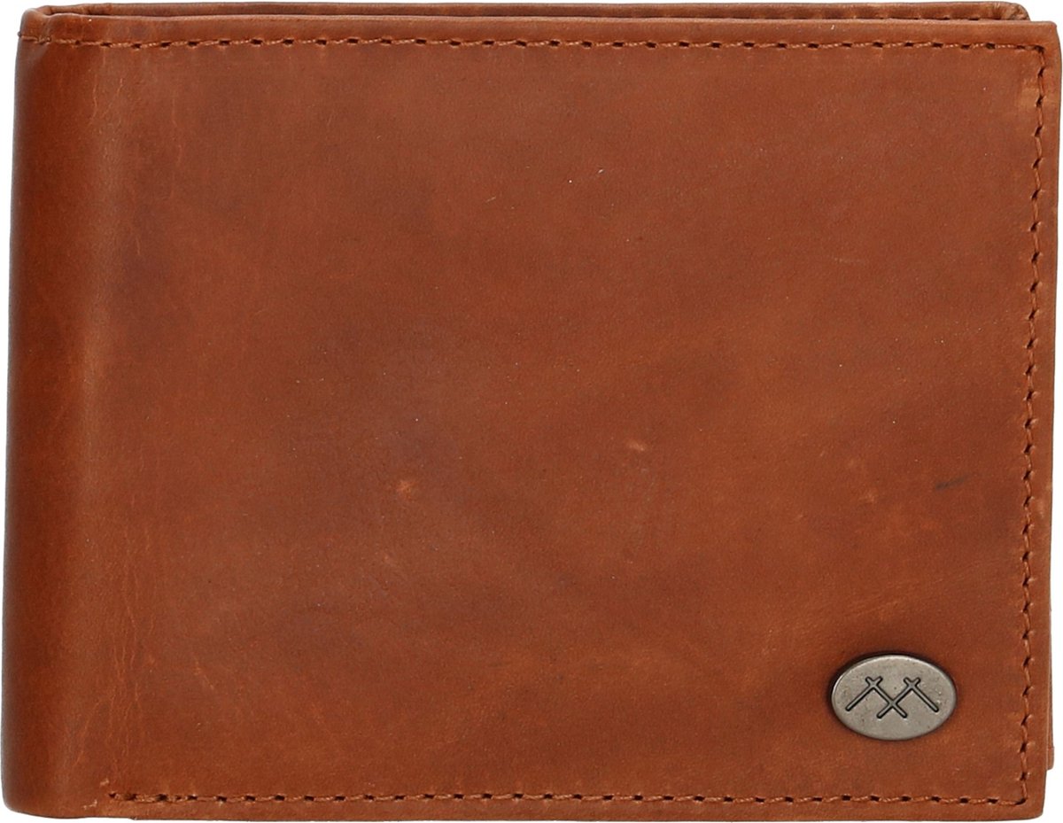 Micmacbags Colorado Heren Billfold Portemonnee laag Cognac