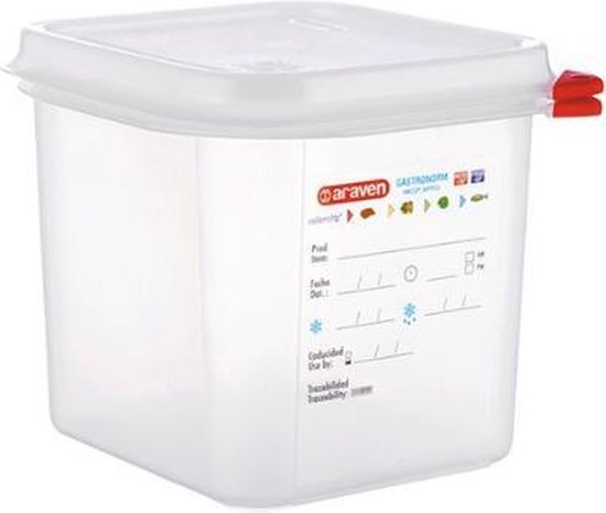 Foto: Vershouddoos herm gn1 6 2 6l h15cm polypropyleen gn1 6
