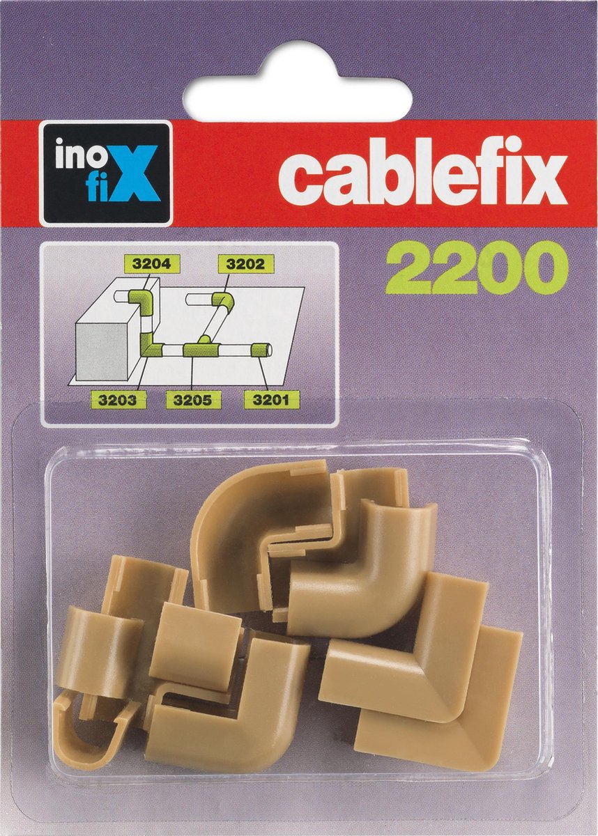 Inofix Cablefix 2200 Beige (Grenenkleur) Verbindingen