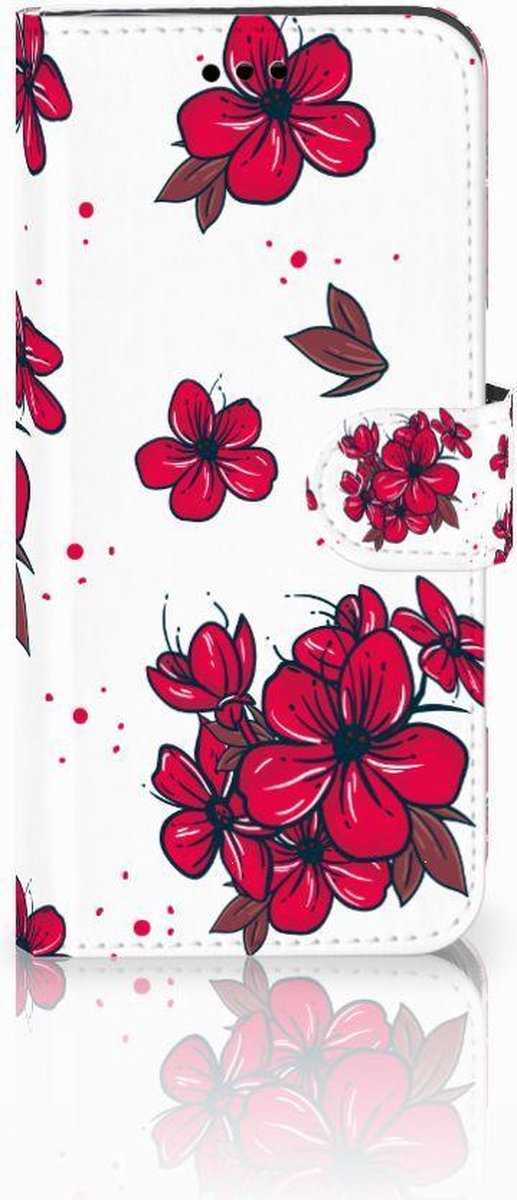 Huawei P10 Lite Hoesje Blossom Red