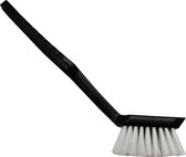 Afwasborstel - schoonmaakborstel 19 cm, zwart - Vaat - Schone vaat - Vaatborstel - Zwart