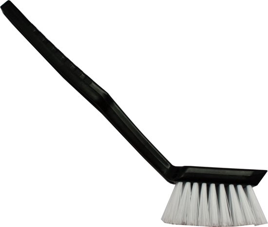 Afwasborstel - schoonmaakborstel 19 cm, zwart - Vaat - Schone vaat -  Vaatborstel - Zwart | bol