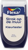 Flexa Easycare / Strak op de muur - Kleurtester - Crème Wit Ral 9001 - 30 ml
