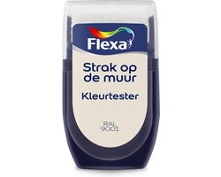 Flexa - Easycare / Strak op de Muur - Kleurtester - CrÃ¨me Wit Ral 9001 - 30 ml