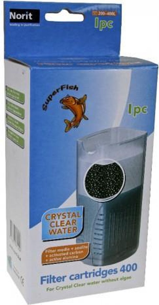 Superfish 400 - crystal clear cassette 1 st.