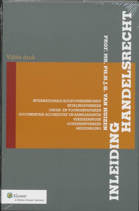 Inleiding Handelsrecht - cover