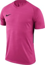 Nike Tiempo Premier SS Jersey Sportshirt - Maat XXL  - Mannen - roze/zwart