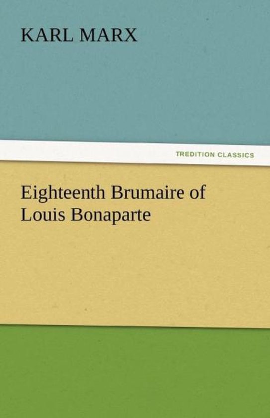 Eighteenth Brumaire of Louis Bonaparte - cover