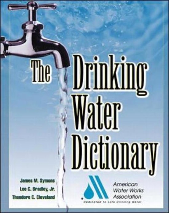 DRINKING WATER DICTIONARY - cover