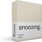 Snoozing - Laken - Katoen - Lits jumeaux - 280x300 cm - Ivoire