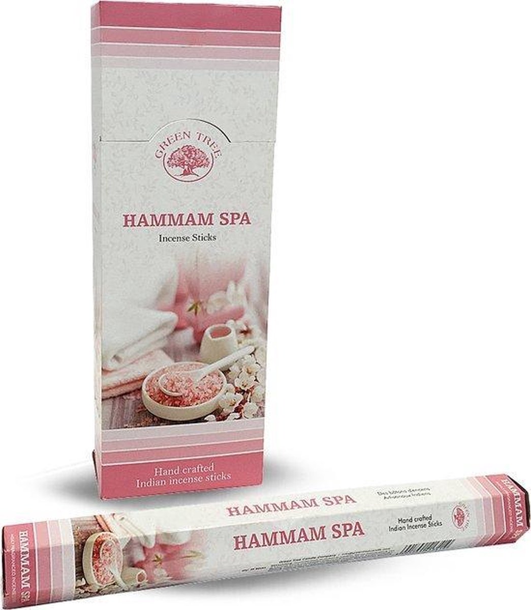 Green Tree Wierook hammam spa 20 Stuks bruin/zwart