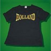 Zwart Holland dames t-shirt