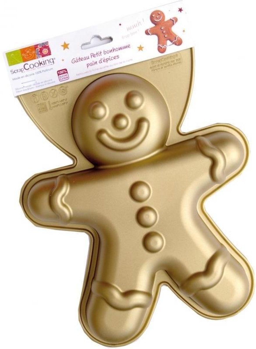 Scrapcooking - Siliconen Bakvorm - Gingerbread Man