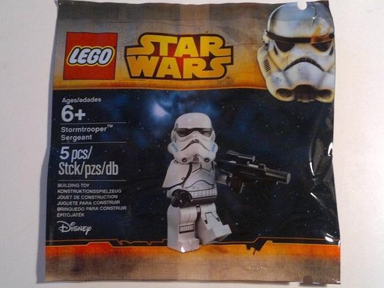 Lego Star Wars Figuur,Stormtrooper Sergeant polybag + wapen set | bol.com