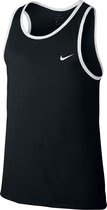 Nike Dry Basketbalshirt - Maat XL  - Mannen - zwart/wit