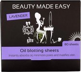 Beauty Made Easy Lavendel Oil Blotting Sheets