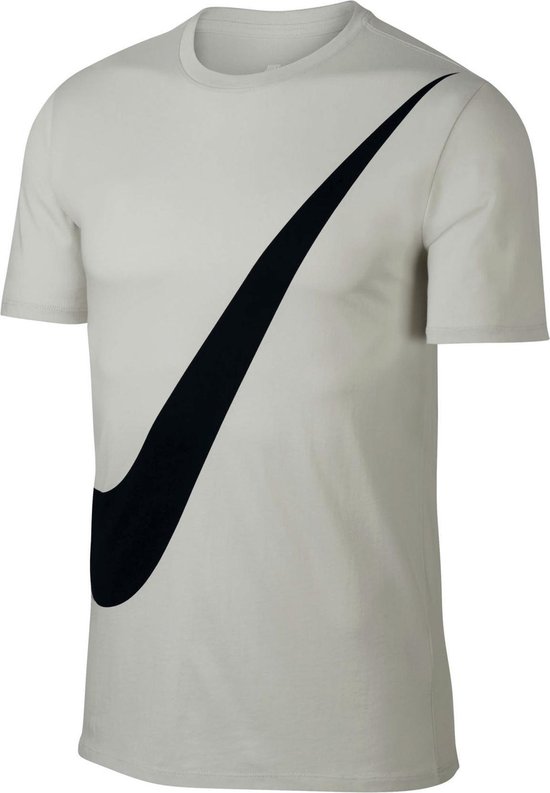 Nike Sportswear Hybrid T-shirt Heren Sportshirt casual - Maat L - Mannen -  wit/zwart | bol.com