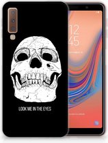 Geschikt voor Samsung Galaxy A7 (2018) TPU Hoesje Skull Eyes