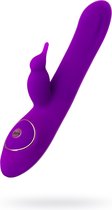 JOS - YUM - Tarzan Vibrator - Clitoris en G Spot stimulatie - Roterende top - Roterende kralen - USB oplaadbaar - 21 cm