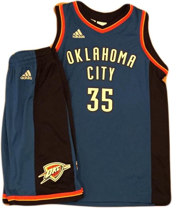 Adidas NBA Kinder Basketbalsets - Oklahoma City - Kobalt/Navy - Maat 176 |  bol.com