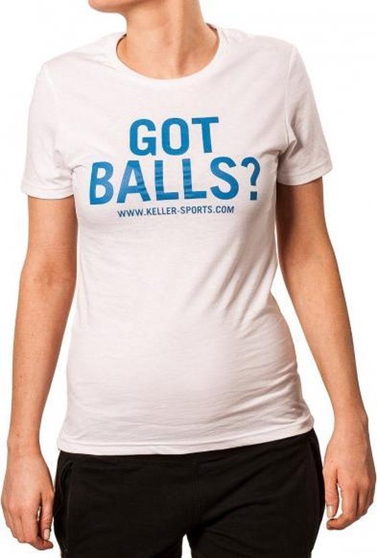Grootte dikte zegevierend Keller Sports - GOT ballen Shirt Dames (wit) - M | bol.com