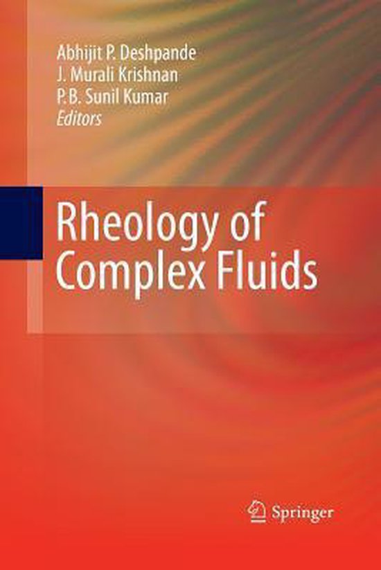 Rheology of Complex Fluids - cover