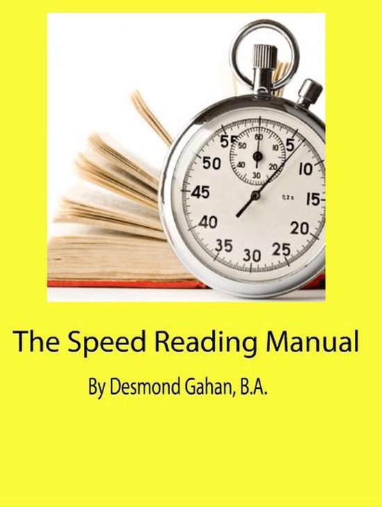 The Speed Reading Manual - cover