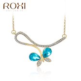 ROXI Kristallen 18K goud vergulde Vlinder ketting