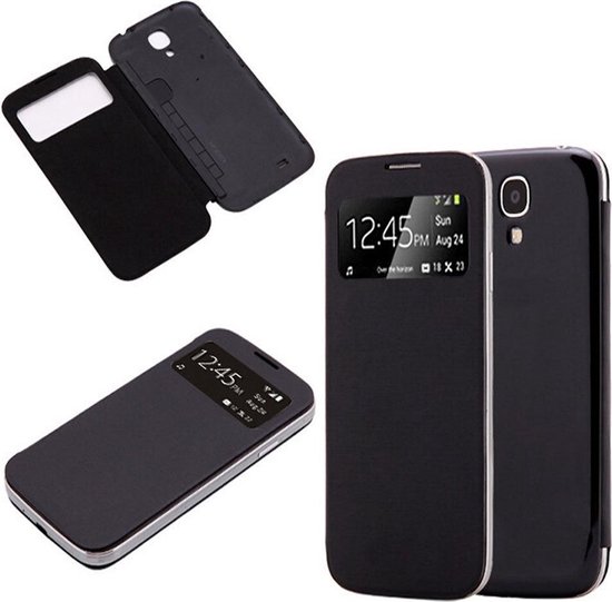 Samsung Galaxy S4 Mini S - View Flip case cover hoesje zwart | bol.com
