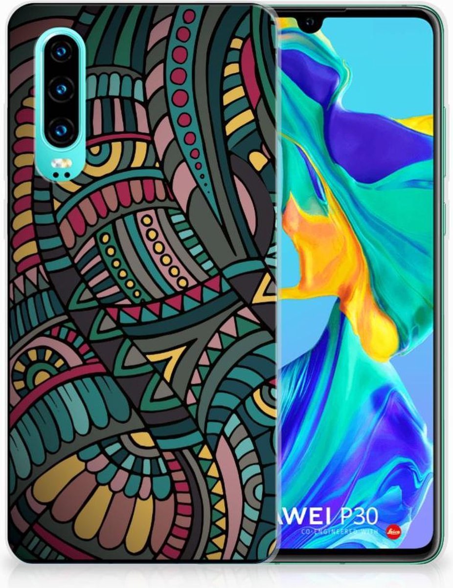 TPU Hoesje voor Huawei P30 TPU bumper Aztec