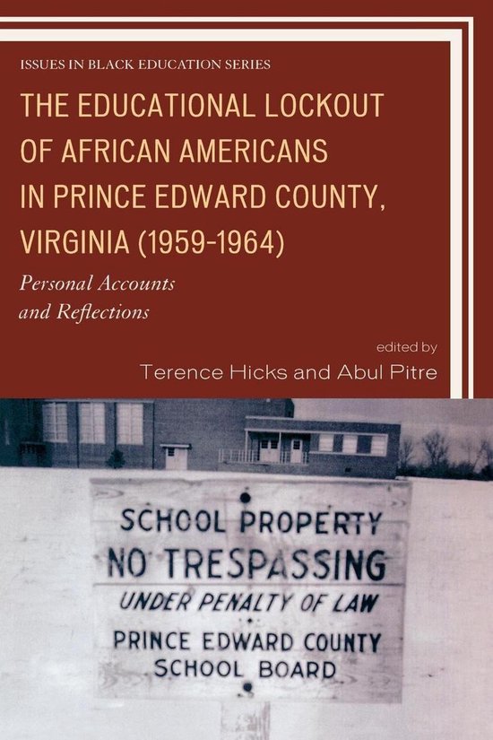 The Educational Lockout of African Americans in Prince Edwar ... - cover