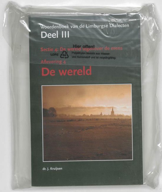 Cover van het boek 'Woordenboek van de Limburgse Dialecten / III' van Joep Kruijsen