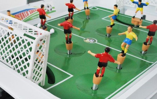 Thumbnail van een extra afbeelding van het spel Mini Tafelvoetbal Spel voor kinderen - Soccer table - Voetbaltafel - Kickertafel