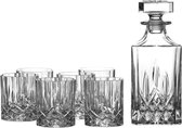 RCR Opera Whiskey Karaf - Incl. 6 Glazen - Kristalglas