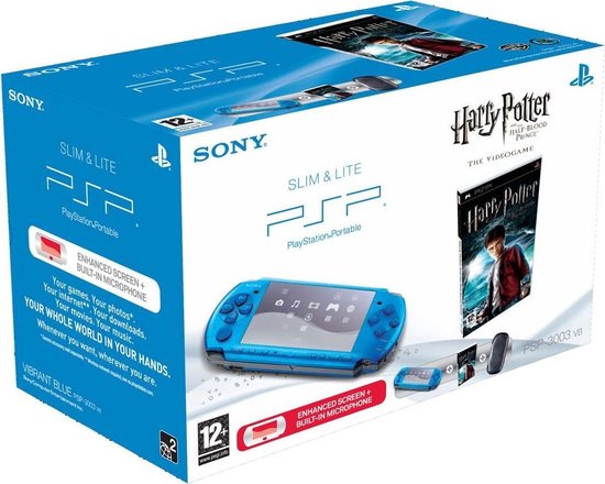 PSP Slim & Lite 3000 Blauw & Harry Potter en de Halfbloed Prins | bol.com