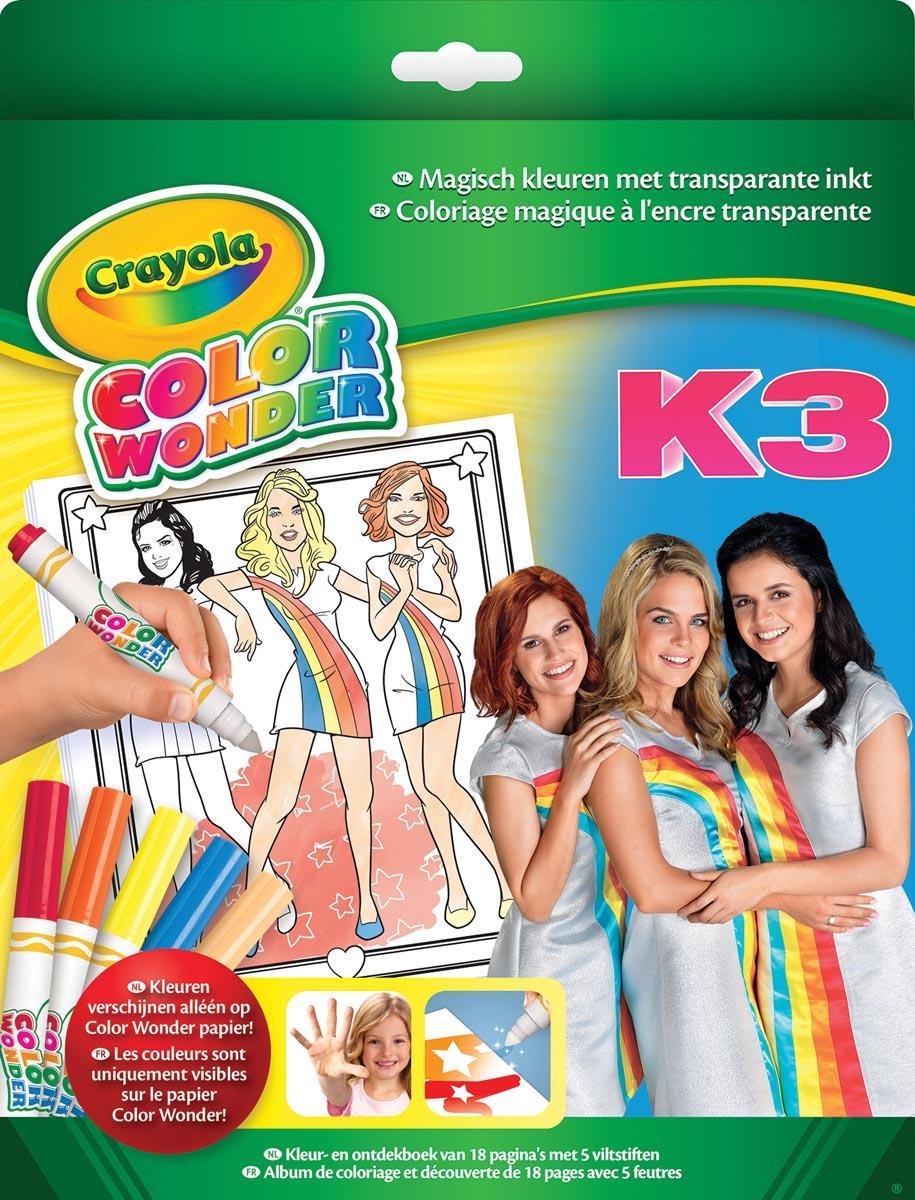 4x Crayola Color Wonder kleurset K3