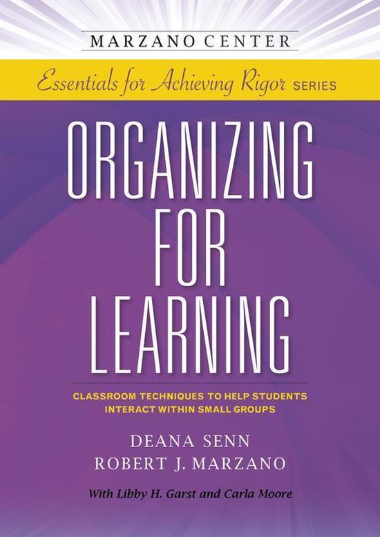 Organizing for Learning: Classroom Techniques to Help Studen ... - cover