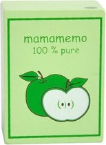 Mama Memo Pakje Appelsap Hout 6 Cm Groen