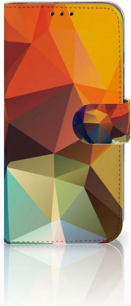 Boekhoesje voor Honor 10 Lite Book Case Polygon Color