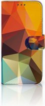 Honor 10 Lite Bookcase Hoesje Design Polygon Color